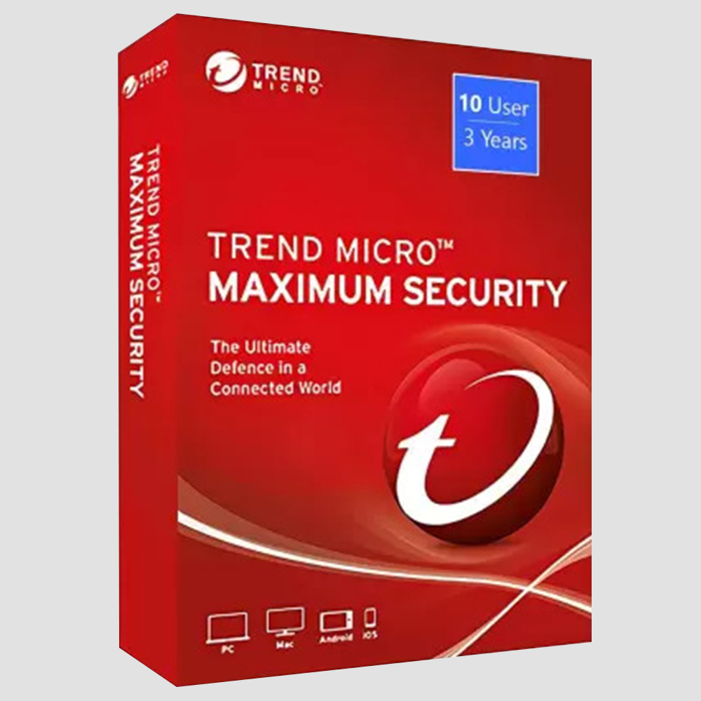Trend Micro Total Security 10 User 3 Years (Voucher)